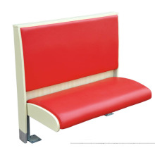 Красный одиночный Бортовой фиксированной диван кабинке ресторана сиденья мебели (foh-пульта-CBCK01B)